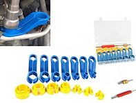 BTMIEY 16PCS Car AC Fuel Line Disconnect Tool Set, Fuel Line Removal Tool Replacement Compressor Air Conditioning Pipe Auto Repair Tools