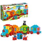 LEGO 10847 DUPLO Number Train Toy, Award-Winning Building Set with Large Number Bricks, Preschool Education Toys for Toddlers 1 .5 Years Old