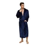 U2SKIIN Mens Fleece Robe Plush Coll