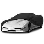 Car Cover Indoor Compatible with Corvette C5 1997-2004, Stretch Satin Dust-Proof Protection Ultimate Custom Full Car Cover for Underground Garage, Car Show