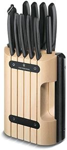 Victorinox Swiss Classic Cutlery Block Set, Black, 6.7153.11