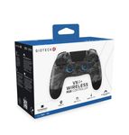 Gioteck VX4+ Wireless Controller for PlayStation 4 (PS4) - Dark Camo - Customisable RGB Lighting and Programmable Back Buttons - Bluetooth Compatible