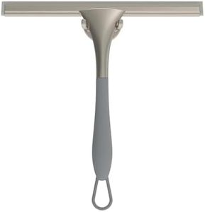 BETTER LIVING Soft Grip Shower Squeegee - Grey/Nickel