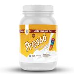 Pro360 Diabeticare Pro Diabetic Protein Powder Supplement (Badam Flavour-1Kg pack) - Complete and Balanced Adult Nutrition for the Dietary Management of Diabetes