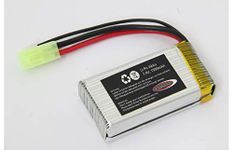 Jamara 38591 Quadrodrom Lipo Battery, 7.4V, 1500 mAh, Multi Color