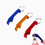 3 Pcs Bottle Opener Keychain, Bottle Opener Keyring, Mini Bottle Openers Keys, for Daily Use and Gift