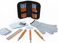 26-Pieces Wood Carving Tools Kit for Beginners, Professionals, Super Sharp High Carbon Wood Carving Knife Set, Whittling Kit for Multipurpose Sculpting, Soap, Pumpkin Carving and More