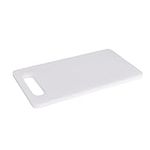 KitchenCraft Small Chopping Board, Non Stick, Hygienic Plastic, White, 25 x 15 cm