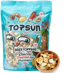 Ramen Toppings Seafood & Vegetable Mix 14 oz, Up to 11-Ingredients Blend Dried Ramen Toppings for Extra Nutrition & Flavor, Specially Added Superfood Goji, Non-GMO & Low Sodium