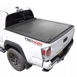 Syneticusa MB Retractable Tonneau Cover | 2016-2026 Tacoma | 5ft (60”) Short Bed | 6063-T5 Aluminum | Double Lock | 3-Year Warranty | Waterproof Low Profile Hard Truck Bed Cover