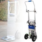 HZWJD Electric Stair Climber,With Extendable Handle,Brushless Motor,Folding Trolley on Wheels,Trolley Wheels,Dolly Trolley,Load Capacity 200Kg/440 Lbs A