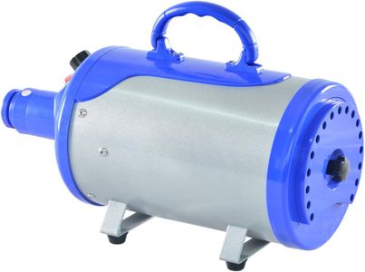 SHELANDY Pet Hair Dryer – Blue, Adjustable Speed Grooming Blower