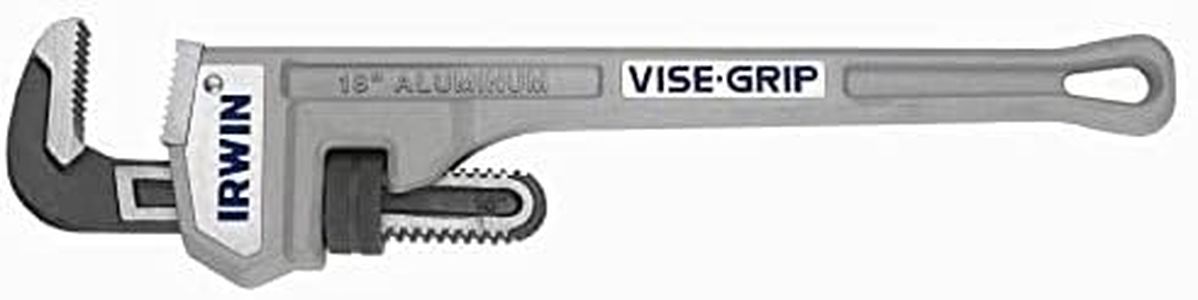 IRWIN VISE-GRIP Tools Cast Aluminum Pipe Wrench, 2-1/2-Inch Jaw Capacity, 18-Inch (2074118)