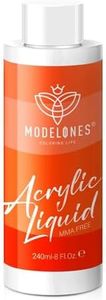 modelones 8 oz Monomer - Professional Monomer Acrylic Nail Liquid 240ml for Acrylic Powder, Nail Extension 3D Carving - MMA Free Low Odor Non-Yellowing DIY Salon Home