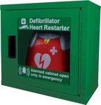 Safety First Aid Group Group Alarmed AED Cabinet, Empty