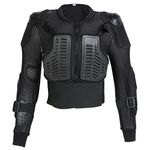 Kids Motorbike Motorcycle Biker MX Enduro Sports Body Armour Jacket - Black - Age 8