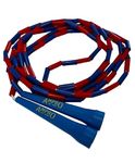 AMPRO Super Pro Ballers 10ft Adjustable Beaded Jump Rope - Red/Blue/Yellow - Skipping Rope/Boxers/Boxer/Fitness/Exercise