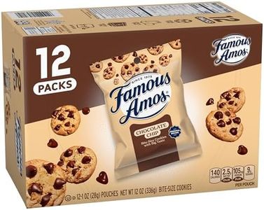 Famous Amos Classic Chocolate Chip Cookies, 1 Ounce Bag (Pack of 12)