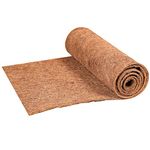 GGOUPTY Coco Liner Roll 16 Inch x 78.7 Inch Coconut Liners for Planters Natural Coconut Fiber Basket Liner Sheet Coir Mat Liner for Patio Containers Garden Plants Wall Planter Decor