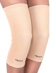 FOVERA Knee Cap for Men & Women, Knee Compression Sleeve for Pain Relief (Size - M, 1 Pair)