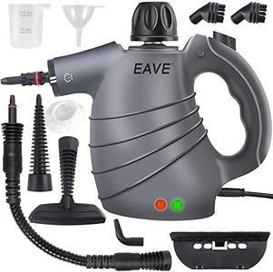 Handheld Pressurized Steam Cleaner, 450ml Steamer for Cleaning, 10 in 1 Set Steamer for Car Detailing, Multi-Purpose for Kitchen, Sofa, Home, Bathroom, Car Seats, Upholstery, Floor Steamer