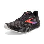 Brooks Women's Hyperion Tempo B Width Running Shoe (BRK-120328 1B 1164070 8 (026) Black/Coral/PU)