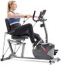 Sunny Health & Fitness Smart Indoor Recumbent Bike Trainer, Home Full Body Workout & Cardio Cycling Machine for Seniors, Free SunnyFit Bluetooth Connect - SF-RB420031