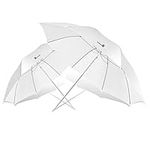 LimoStudio 2X 33 Studio Lighting Umbrellas Translucent White Soft Umbrella, AGG124-A