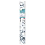 Avenue Mandarine - Ref GY081C - Graffy Roll 5m Colouring Poster - Pirates & Mermaids - 90gsm Drawing Paper, 50cm Design Repeated 10 Times, Ideal for Group Activities