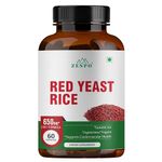 ZESPO Red Yeast Rice 650mg with CoQ10 – 60 Veg Capsules | Plant-Based Supplement for Daily Wellness & Heart-Friendly Nutrition | No Gluten, No Soy, Non-GMO