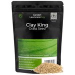 Clay King - Grass Seed for Clay Soil - Deep Rooting and Fast Growing for a Hard Wearing Lawn - 15-45m² - Garden Lawncare Guy