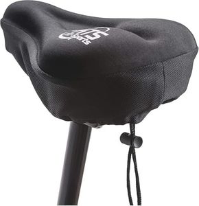 KTS KT-Sports Bike Seat Cushion Cover, Gel Padded Bicycle Seat Covers Cushion for Bicycle Saddles, Comfortable Gel Bike Replacement, Compatible with Peloton, Stationary and Exercise Bikes