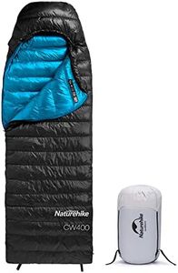 Naturehike Lightweight Down Sleeping Bags for Adults 650 Fill Power 4 Season,2.0lbs Ultralight Compact Portable,Waterproof, Camping, Hiking, Backpacking With Compression Bag
