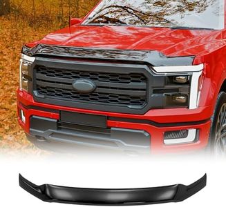 Maxzina Hood Protector Compatible with 2021-2025 Ford F150 XL/STX/XLT/Lariat Hood Shield ABS Plastic Hood Deflector Hood Guard for 2024 F-150 Accessorie (Glossy Black)
