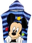 Disney Boys Poncho Mickey Mouse Blue One Size