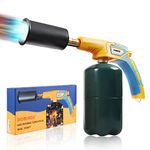 DOMINOX Creme Brulee Torch, Food Torch, Culinary Torch - Cooking Torch - Propane Torch - Butane Torch for BBQ Searing Steak (Tank Not Included)