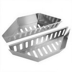 Luoieo Stainless Steel BBQ Accessories Charcoal Basket Set of 2 Replaceable for Weber 22" Grill