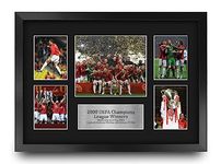 HWC Trading FR A3 2008 UEFA Euro Cup Winners Printed Memorabilia Signed Autograph Display for Football Fans and Supporters - A3 Framed