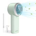 WHATOOK Handheld Turbo Fan, High Speed Cooling, USB Rechargeable Mini Portable Hand Fans with 5 Speeds/Digital Display/Fast charging, Personal Small Stylish Fan for Women Outdoor Beach Vacation