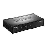 D-Link DES-1008PA 8-Port Fast Ethernet Unmanaged Metal Desktop Switch with 4 PoE Port and 52 W PoE budget