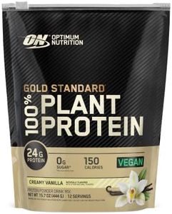 OPTIMUM NUTRITION Gold Standard 100 Percent Plant Protein Creamy Vanilla, 437g 12 Serve