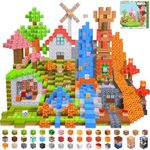 LionFuny Magnetic Blocks, 300Pcs Magnetic Building Blocks Sets, STEM Montessori Stacking Sensory Education Magnet Toys for Kids Toddlers Boys Girls Ages 3 4 5 6 7 8-12 Birthday Gifts, 1" Large Size
