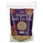 Black Eye Peas 2 Lb - Organic & Non GMO Beans -100% Raw Dried Cowpeas - by Jiva Organics