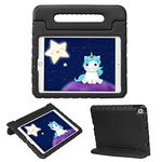 HDE iPad 9th Generation Case for Kids Shockproof iPad Cover 10.2 inch with Handle Stand fits 2021 9th Gen, 2020 8th Gen, 2019 7th Gen Apple iPad 10.2 - Black