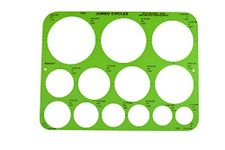 C-Thru Jumbo Circles Template (T-826)