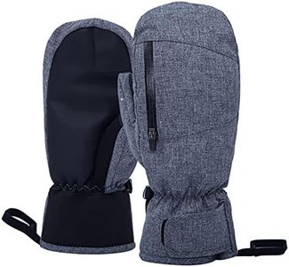 Gants De Ski,Gants Hiver Homme Et Femme,Mitaines,Gants Epaisse Chauds,Sports D'hiver Imperméables Respirants Gants De Ski,Gants D'hiver Chauds Et Coupe-vent,Pour Sport Running Ski Snowboard Moto -L