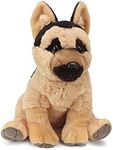 Wild Republic Pocketkins, German Shepherd, Stuffed Animal, 5 Inches, Kids, Plush Toy, Fill is Spun Recycled Water Bottles