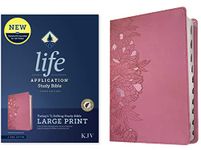 KJV Life Application Study Bible, Third Edition, Large Print (Red Letter, Leatherlike, Peony Pink, Indexed): KJV Life Application Study Bible, Peony Pink, Leatherlike, Red Letter