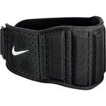 Nike Unisex Black Structured Training Belt 3.0 (M)