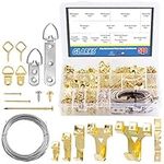 Glarks 500Pcs Picture Hanging Kit, 